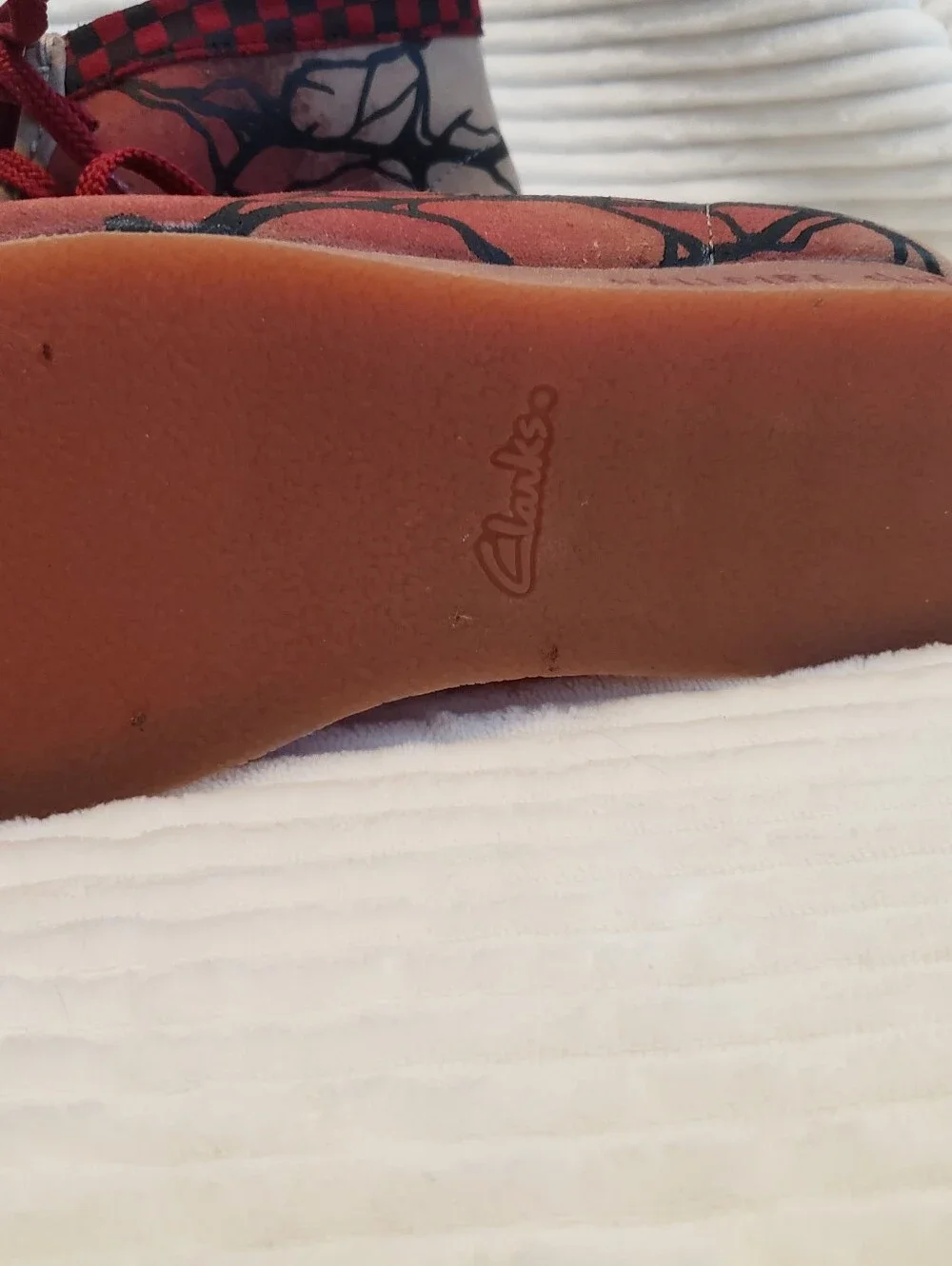 Clarks x Stranger Things Mens Wallabee Boot Clogs Hellfire Club / Upside Down 7M